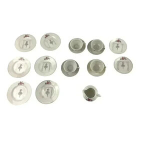 VTG Lot of 17 Child's Tea Set Japan Lady Ballerina Tea‎ Set General IND NY